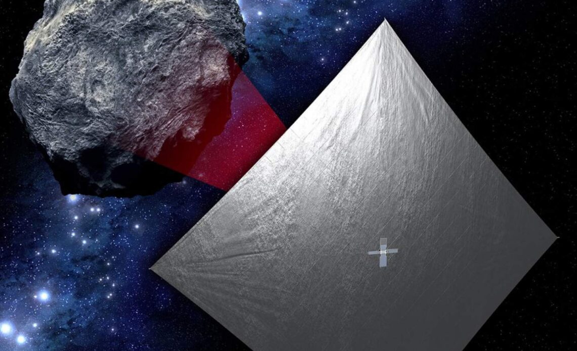 NASA is sending a solar sail spacecraft after an asteroid