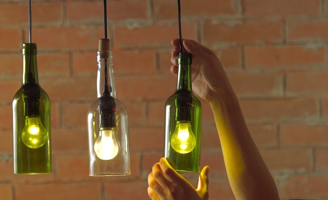 Wine Bottle Lamps